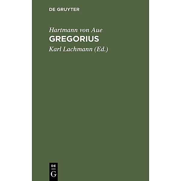 Gregorius, Hartmann von Aue