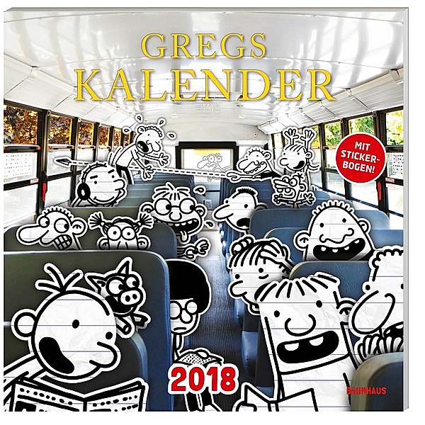 Gregs Kalender 2018, Jeff Kinney