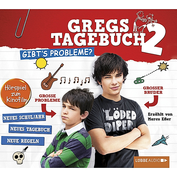 Gregs Tagebuch Band 2: Gibt s Probleme? (Audio-CD), Jeff Kinney