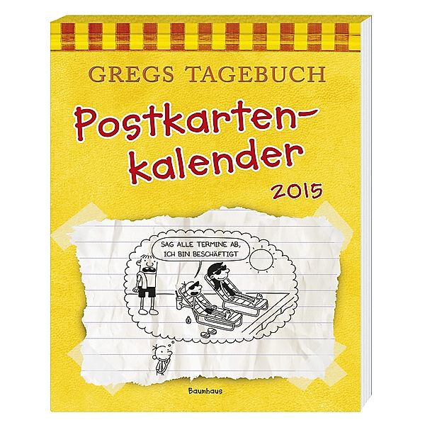 Gregs Tagebuch, Postkartenkalender 2015, Jeff Kinney