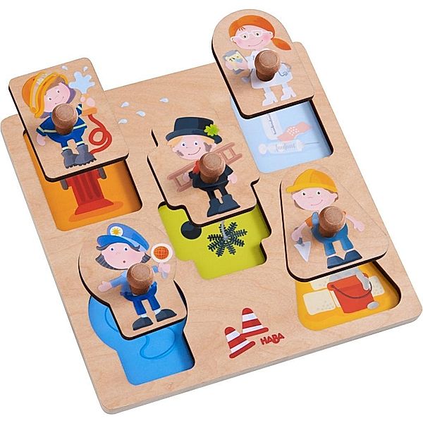 Greifpuzzle Berufe (Kinderpuzzle)