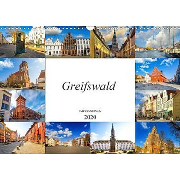 Greifswald Impressionen (Wandkalender 2020 DIN A3 quer), Dirk Meutzner