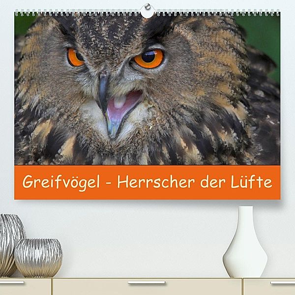 Greifvögel - Herrscher der Lüfte (Premium, hochwertiger DIN A2 Wandkalender 2023, Kunstdruck in Hochglanz), Gabriela Wejat-Zaretzke
