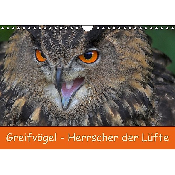 Greifvögel - Herrscher der Lüfte (Wandkalender 2018 DIN A4 quer) Dieser erfolgreiche Kalender wurde dieses Jahr mit glei, Gabriela Wejat-Zaretzke