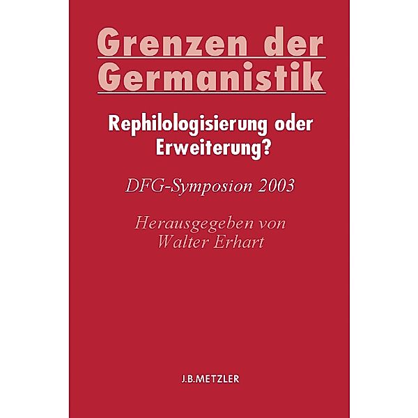 Grenzen der Germanistik