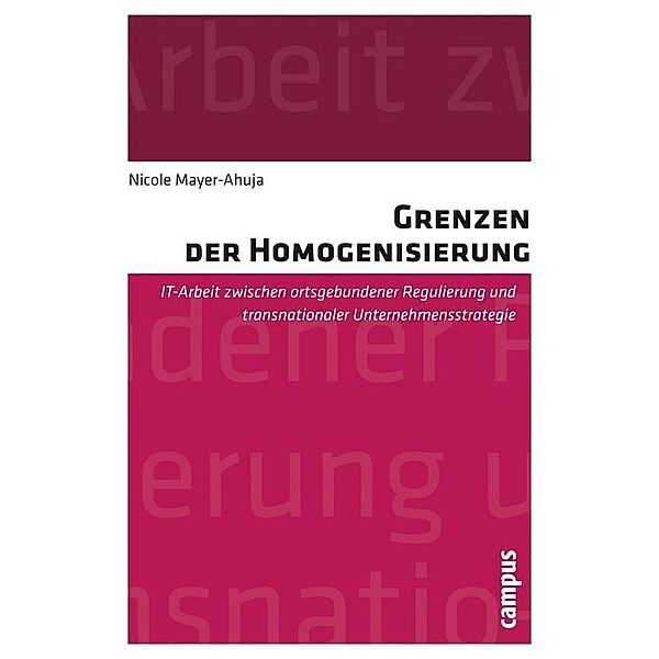 Grenzen der Homogenisierung, Nicole Mayer-Ahuja