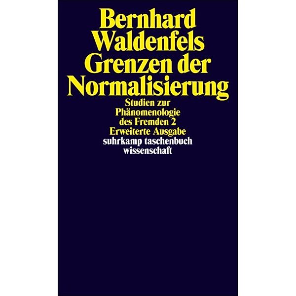 Grenzen der Normalisierung, Bernhard Waldenfels