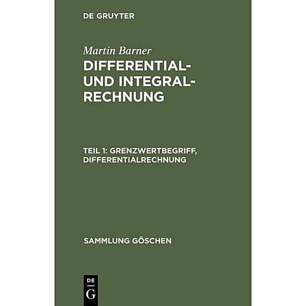 Grenzwertbegriff, Differentialrechnung, Martin Barner