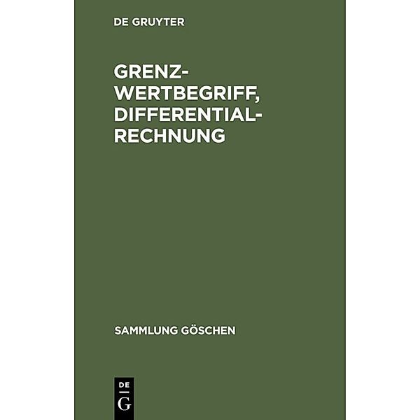 Grenzwertbegriff, Differentialrechnung