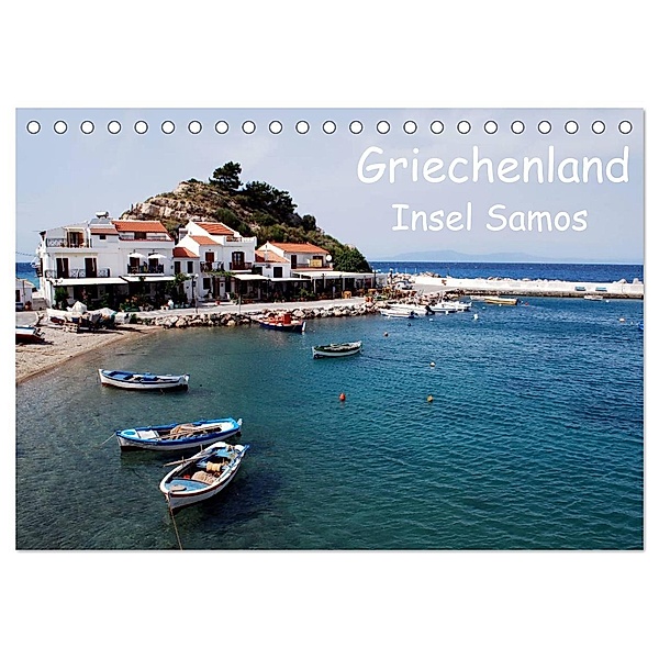 Griechenland - Insel Samos (Tischkalender 2024 DIN A5 quer), CALVENDO Monatskalender, Peter Schneider