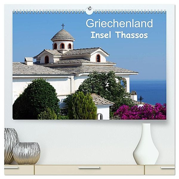 Griechenland - Insel Thassos (hochwertiger Premium Wandkalender 2024 DIN A2 quer), Kunstdruck in Hochglanz, Peter Schneider