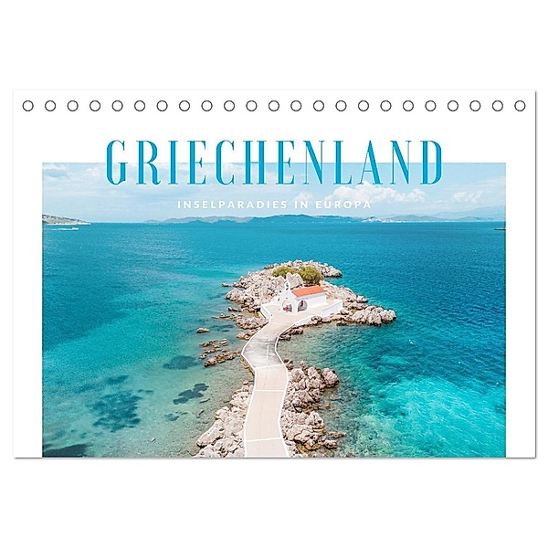 Griechenland - Inselparadies in Europa (Tischkalender 2024 DIN A5 quer), CALVENDO Monatskalender, Thomas / Jastram, Elisabeth Jastram