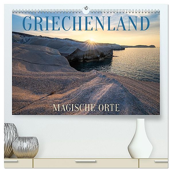 Griechenland - Magische Orte (hochwertiger Premium Wandkalender 2025 DIN A2 quer), Kunstdruck in Hochglanz, Calvendo, Michael Breitung