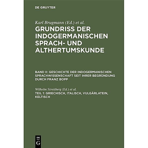 Griechisch, Italisch, Vulgärlatein, Keltisch