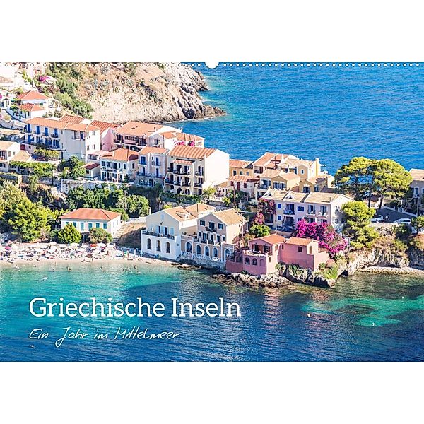 Griechische Inseln - Ein Jahr im Mittelmeer (Wandkalender 2023 DIN A2 quer), Matteo Colombo
