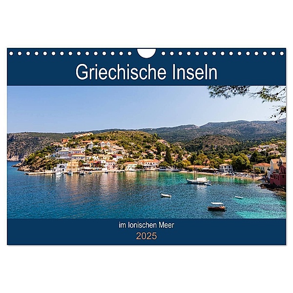 Griechische Inseln im Ionischen Meer (Wandkalender 2025 DIN A4 quer), CALVENDO Monatskalender, Calvendo, Janita Webeler