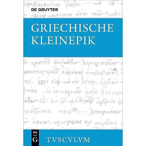 Griechische Kleinepik / Sammlung Tusculum