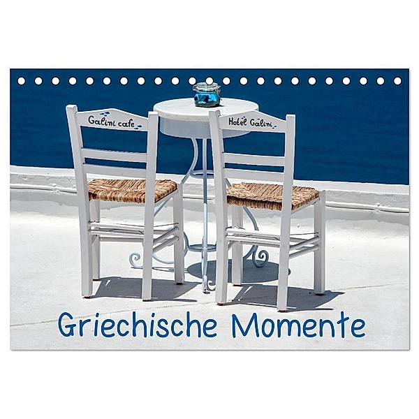 Griechische Momente (Tischkalender 2024 DIN A5 quer), CALVENDO Monatskalender, Christine Lumplecker