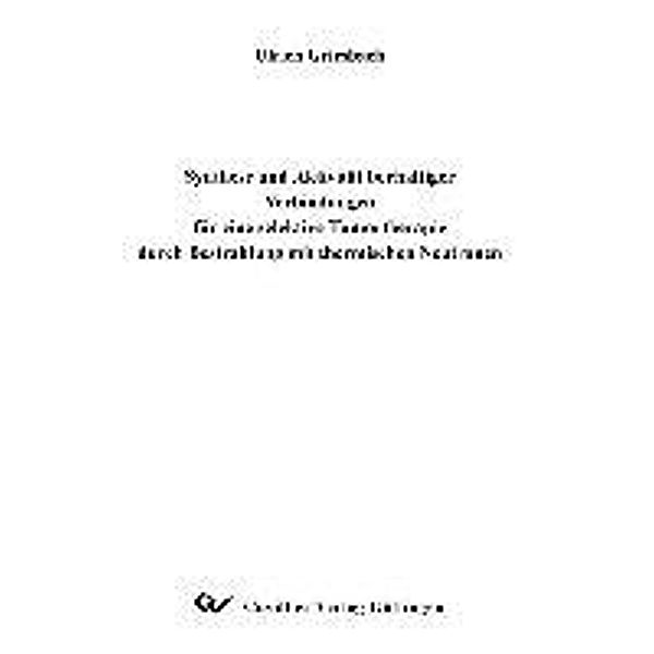 Griesbach, U: Synthese und Aktivität borhaltiger Verbinungen, Ulrich Griesbach