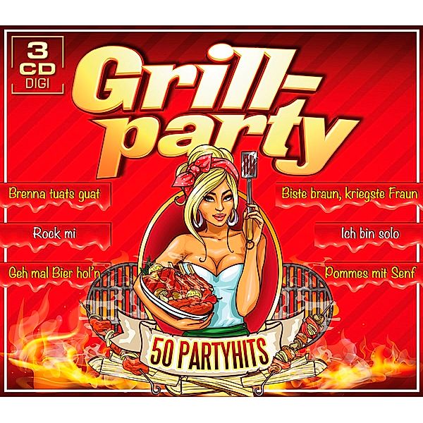 Grillparty - 50 Partyhits (3CD-Box), Various