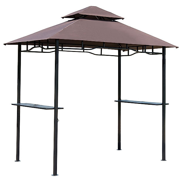 Grillpavillon mit Doppeldach