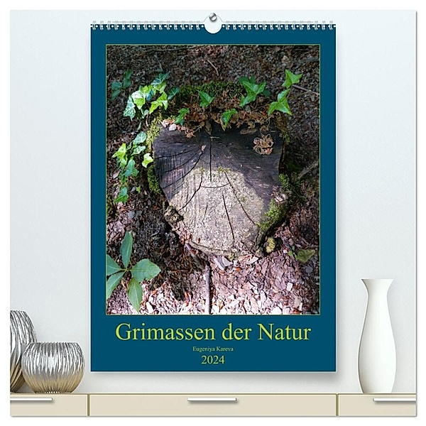 Grimassen der Natur (hochwertiger Premium Wandkalender 2024 DIN A2 hoch), Kunstdruck in Hochglanz, Eugeniya Kareva