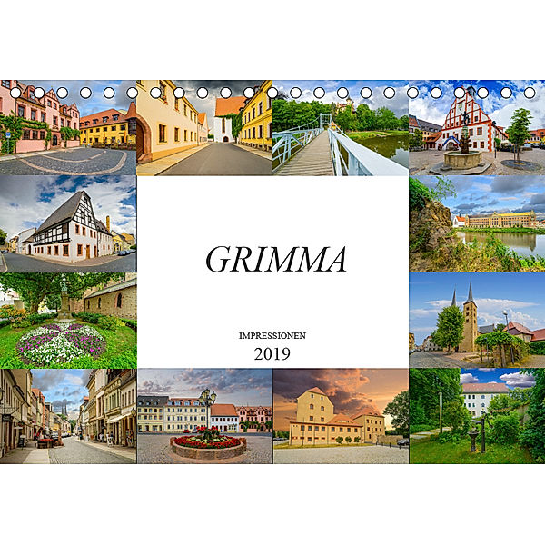 Grimma Impressionen (Tischkalender 2019 DIN A5 quer), Dirk Meutzner