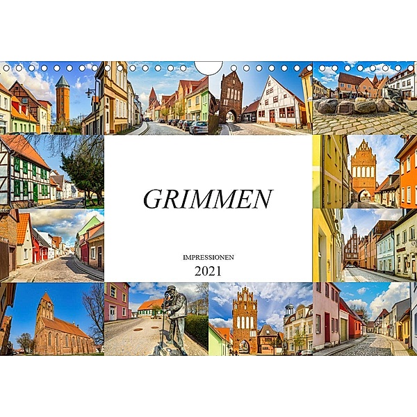 Grimmen Impressionen (Wandkalender 2021 DIN A4 quer), Dirk Meutzner