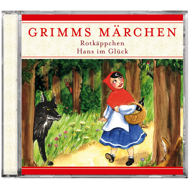Grimms Märchen, Audio-CDs: Rotkäppchen / Hans im Glück, 1 Audio-CD - Märchen, Die Gebrüder Grimm (Hörbuch) - Kinder- und Jugendbücher