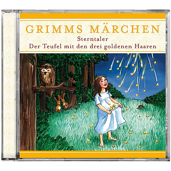 Grimms Märchen, Audio-CDs: Sterntaler; Der Teufel mit den drei goldenen Haaren, 1 Audio-CD, Die Gebrüder Grimm