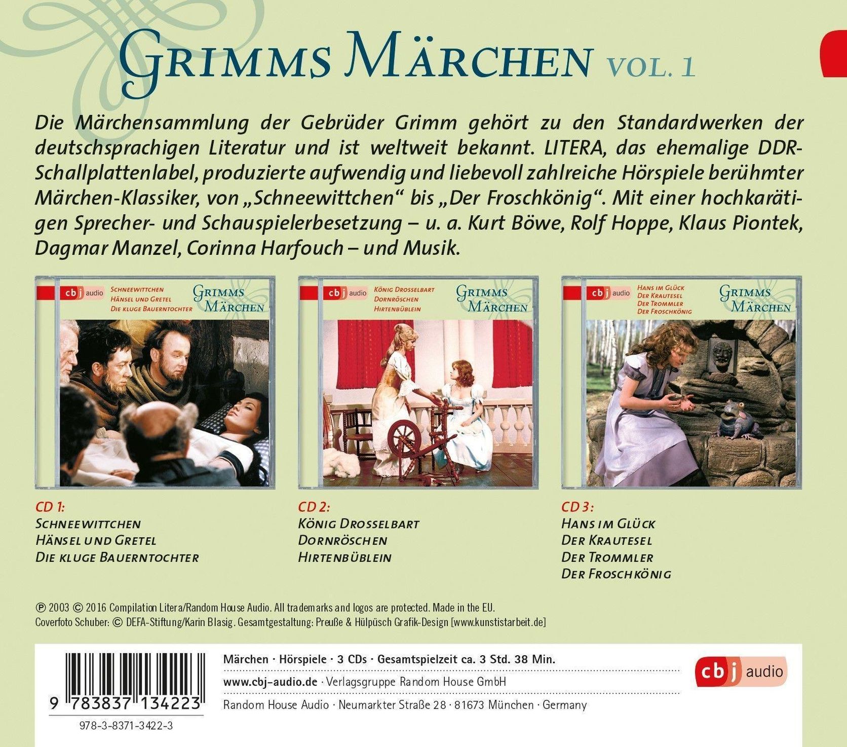 Grimms Märchen Box, 3 Audio-CDs Hörbuch bei Weltbild.de bestellen