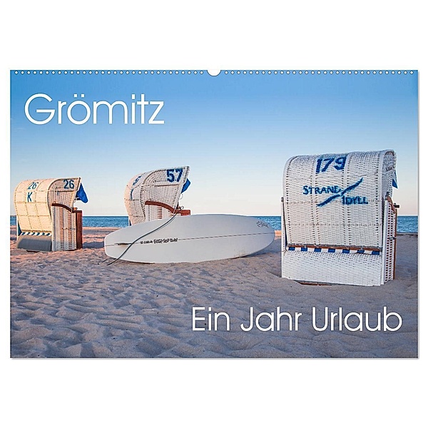 Grömitz - Ein Jahr Urlaub (Wandkalender 2024 DIN A2 quer), CALVENDO Monatskalender, Astrid Meine