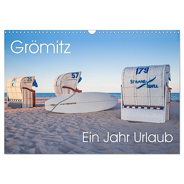 Grömitz - Ein Jahr Urlaub (Wandkalender 2024 DIN A3 quer), CALVENDO Monatskalender, Astrid Meine