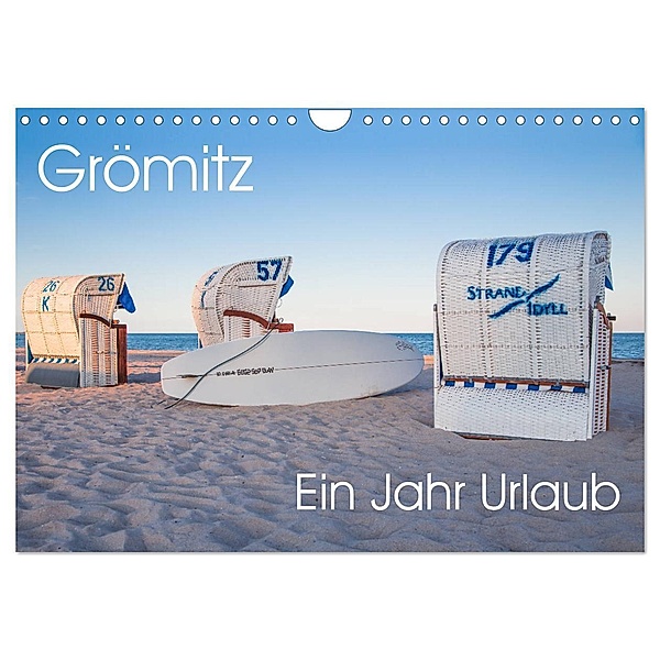 Grömitz - Ein Jahr Urlaub (Wandkalender 2024 DIN A4 quer), CALVENDO Monatskalender, Astrid Meine