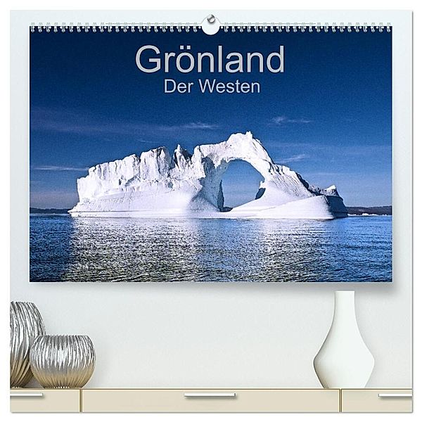 Grönland - Der Westen (hochwertiger Premium Wandkalender 2025 DIN A2 quer), Kunstdruck in Hochglanz, Calvendo, Wolfgang A. Langenkamp