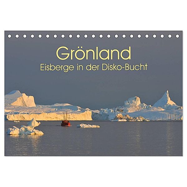 Grönland: Eisberge in der Disko Bucht (Tischkalender 2025 DIN A5 quer), CALVENDO Monatskalender, Calvendo, Elmar Weiss