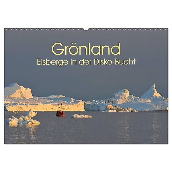 Grönland: Eisberge in der Disko Bucht (Wandkalender 2025 DIN A2 quer), CALVENDO Monatskalender, Calvendo, Elmar Weiß