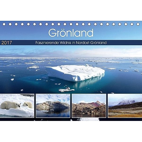 Grönland - Faszinierende Wildnis in Nordost-Grönland (Tischkalender 2017 DIN A5 quer), Travelinspired.de