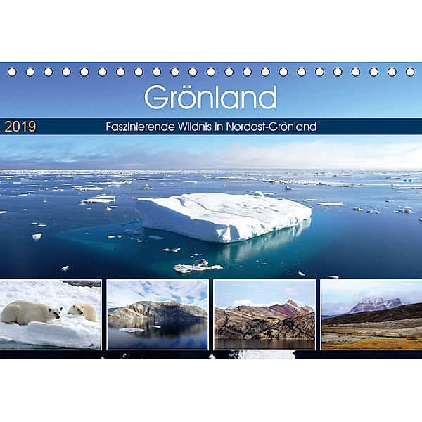 Grönland - Faszinierende Wildnis in Nordost-Grönland (Tischkalender 2019 DIN A5 quer), Travelinspired. de