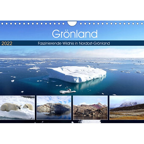 Grönland - Faszinierende Wildnis in Nordost-Grönland (Wandkalender 2022 DIN A4 quer), Travelinspired.de