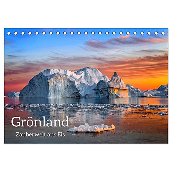 Grönland - Zauberwelt aus Eis (Tischkalender 2024 DIN A5 quer), CALVENDO Monatskalender, Frank Giess