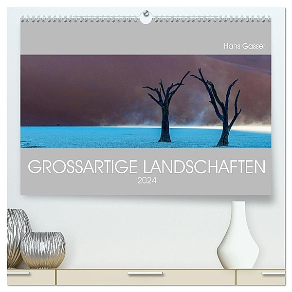 GROSSARTIGE LANDSCHAFTEN 2024 (hochwertiger Premium Wandkalender 2024 DIN A2 quer), Kunstdruck in Hochglanz, Hans Gasser