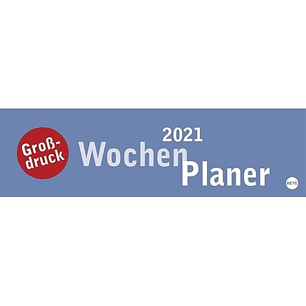 Grossdruck Wochenplaner 2021