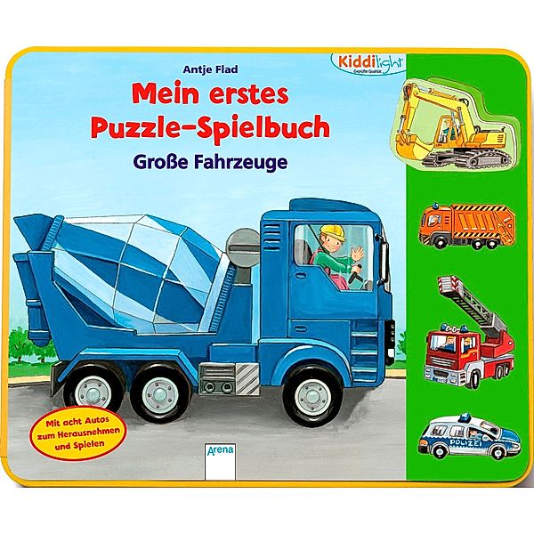 Große Fahrzeuge - Mein erstes Puzzle-Spielbuch, Antje Flad