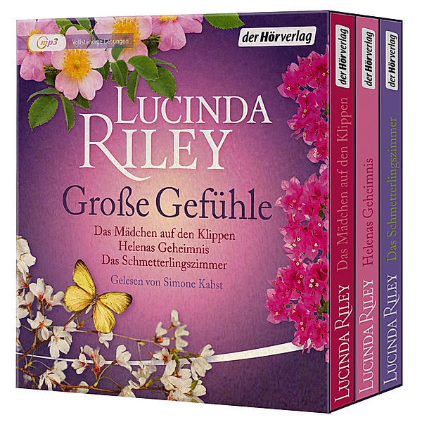Große Gefühle: Das Mädchen auf den Klippen - Helenas Geheimnis - Das Schmetterlingszimmer,6 Audio-CD, 6 MP3, Lucinda Riley