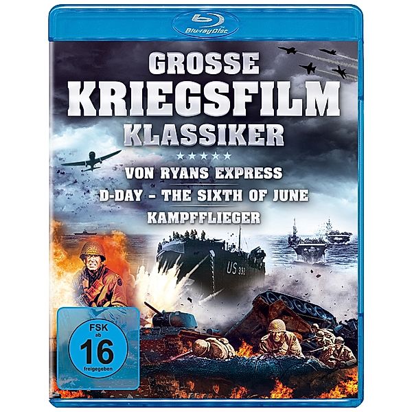 Große Kriegsfilm-Klassiker BLU-RAY Box, Frank Sinatra, Trevor Howard, Robert Taylor