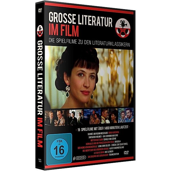 Große Literatur im Film-Deluxe Box (6 DVDs) DVD-Box, Sophie Marceau, Gregory Peck, Jack Palance