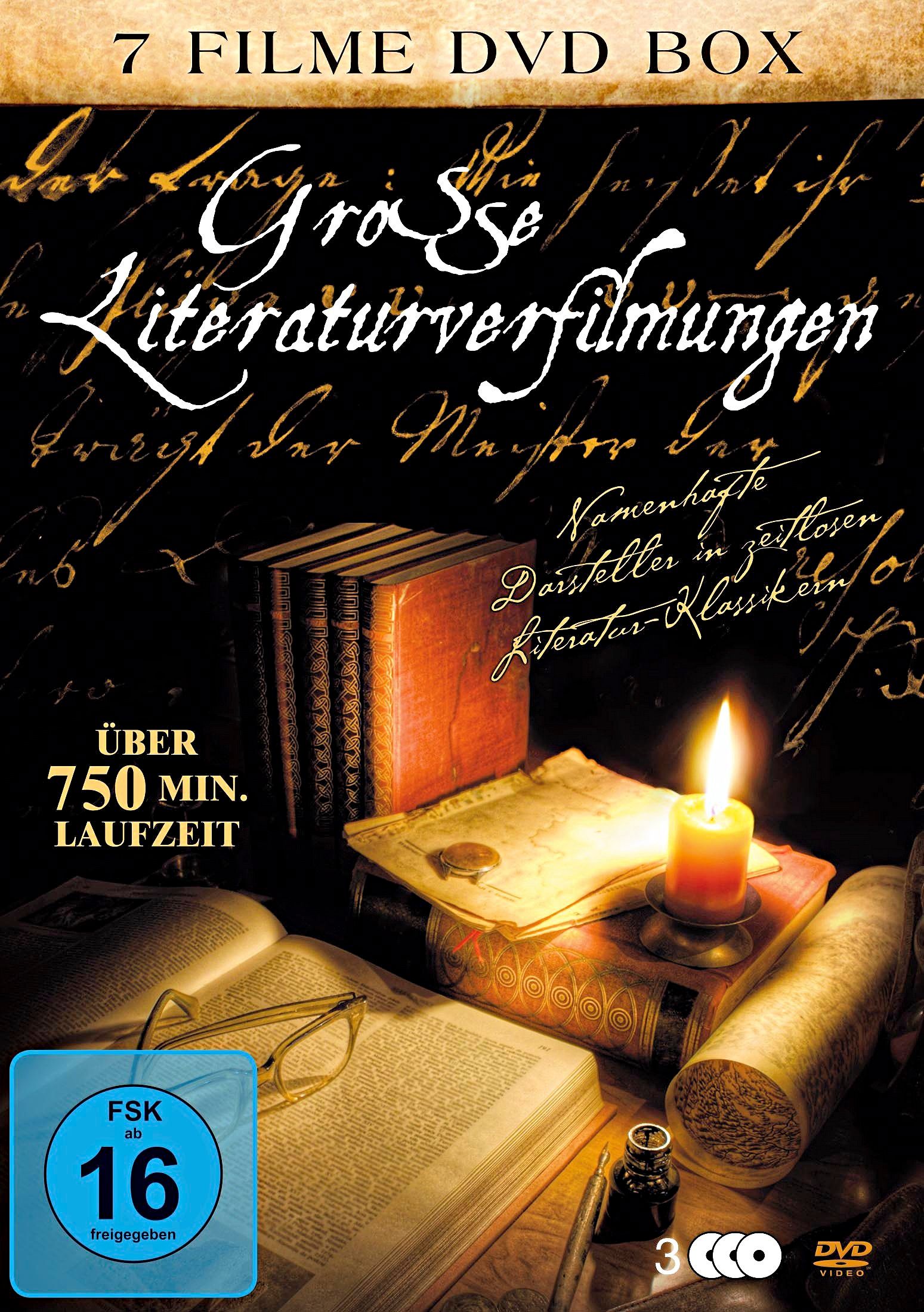 Image of Große Literaturverfilmungen, 3 DVDs
