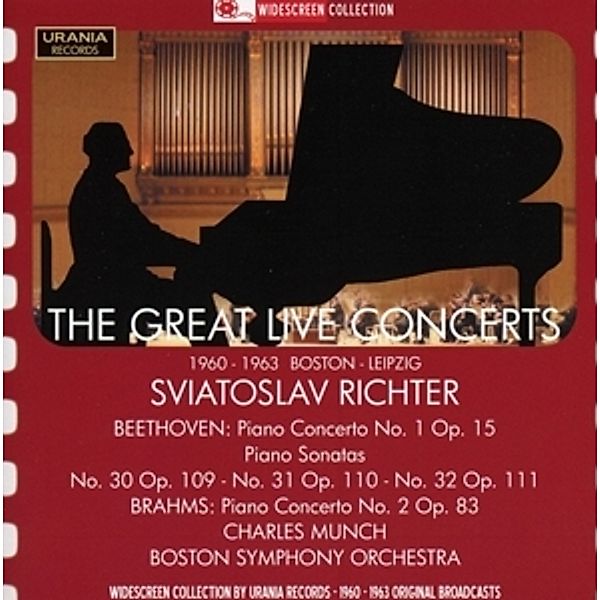 Große Live-Konzerte: Svjatoslav Richter, Svjatoslav Richter, Charles Munch, Boston So