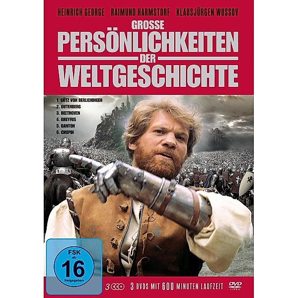 Grosse Persönlichkeiten der Weltgeschichte DVD-Box, Diverse Interpreten